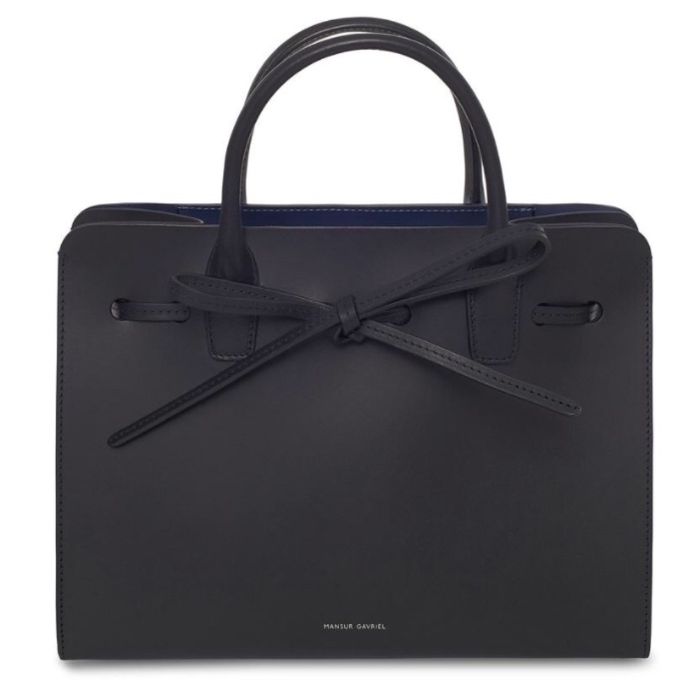 Mansur Gavriel Mini Sun Bag Vegetable Tanned Black